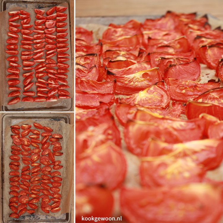 Tomaten roosteren in de oven