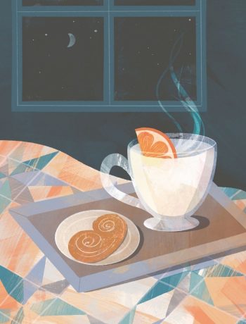 winter cocktail warme melk en honing